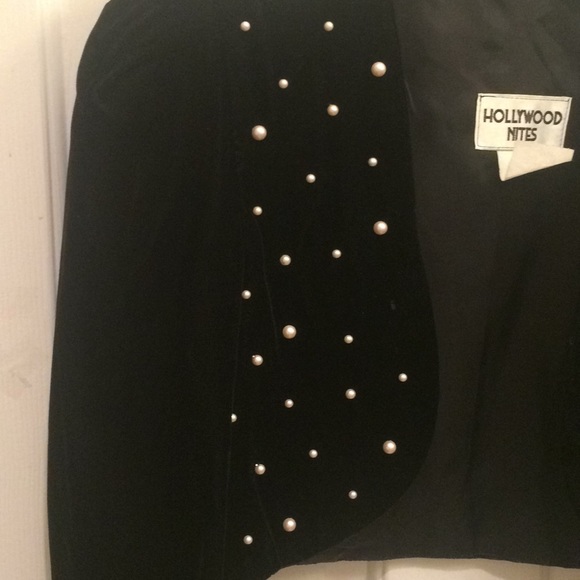 NWT Nordstrom HOLLYWOOD NITES VELVET CARDIGAN - Picture 2 of 5